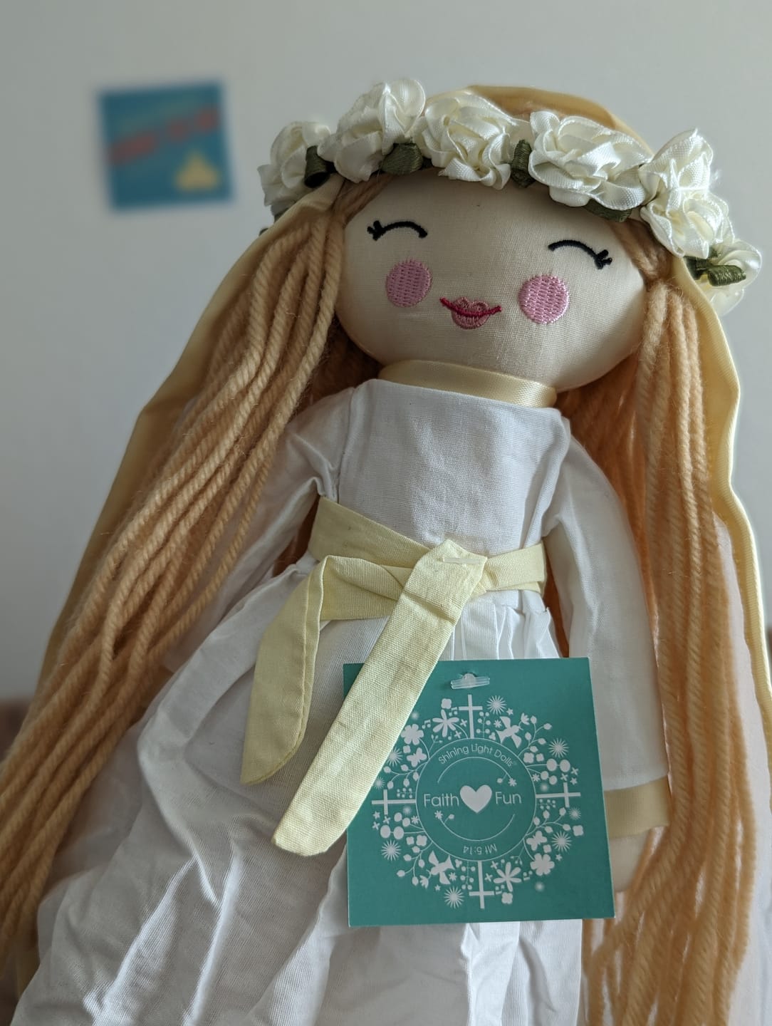 Customer photo review of Blessed Mother Rag Doll