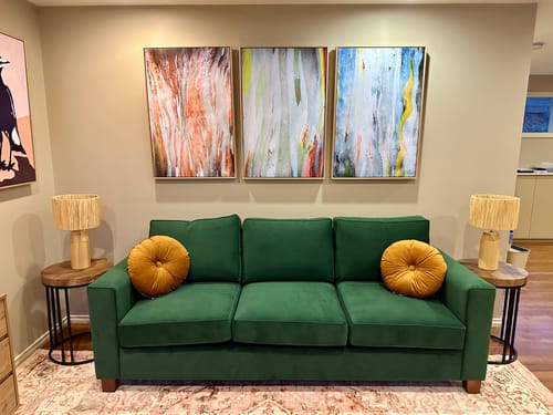 Customer photo review of Eucalyptus Bark - Three Piece Eucalypts Bark Australian Native Print Set Triptych
