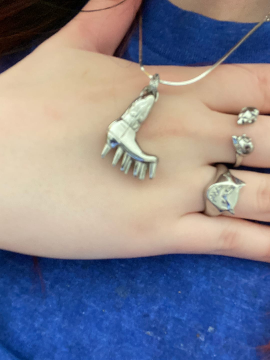 Customer photo review of SPIKE BOOT PENDANT