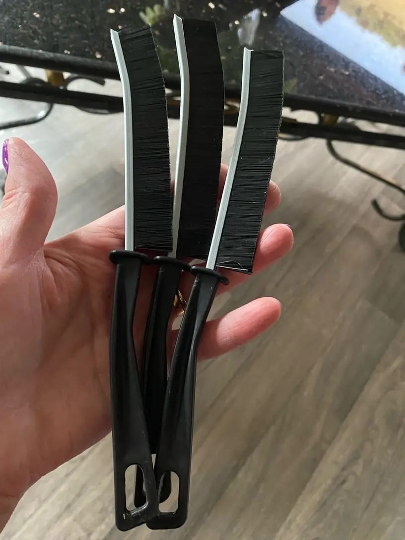 Customer photo review of Hard Spots Cleaning Brush