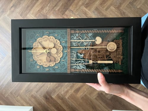 Customer photo review of WEASLEY FAMILY CLOCK