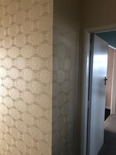 Customer photo review of Inca - Anaglypta Wallpaper - Paintable