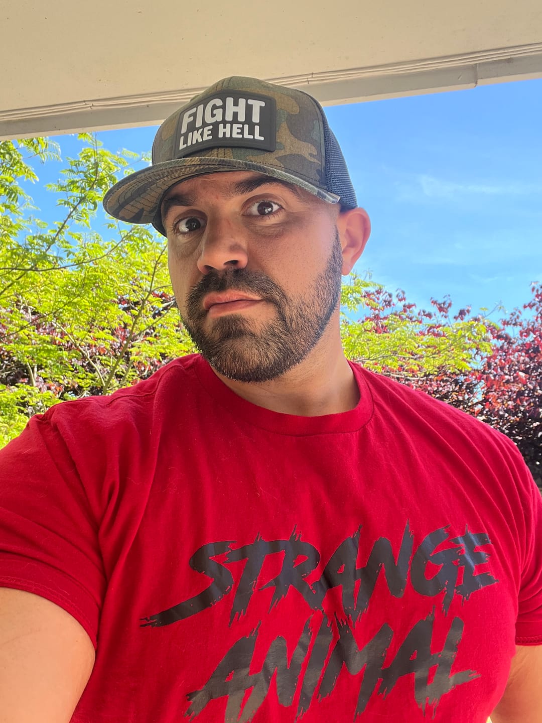 Customer photo review of Strange Animal T-Shirt