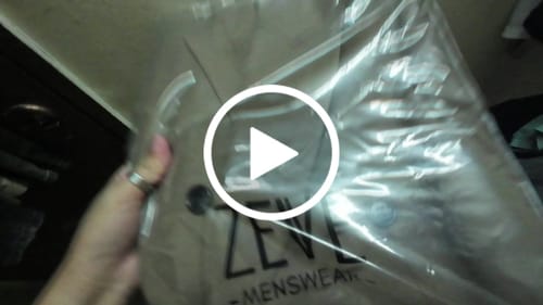 Customer video review of Double Breasted Suit Blazer - Khakis Plain (Peak Lapel)