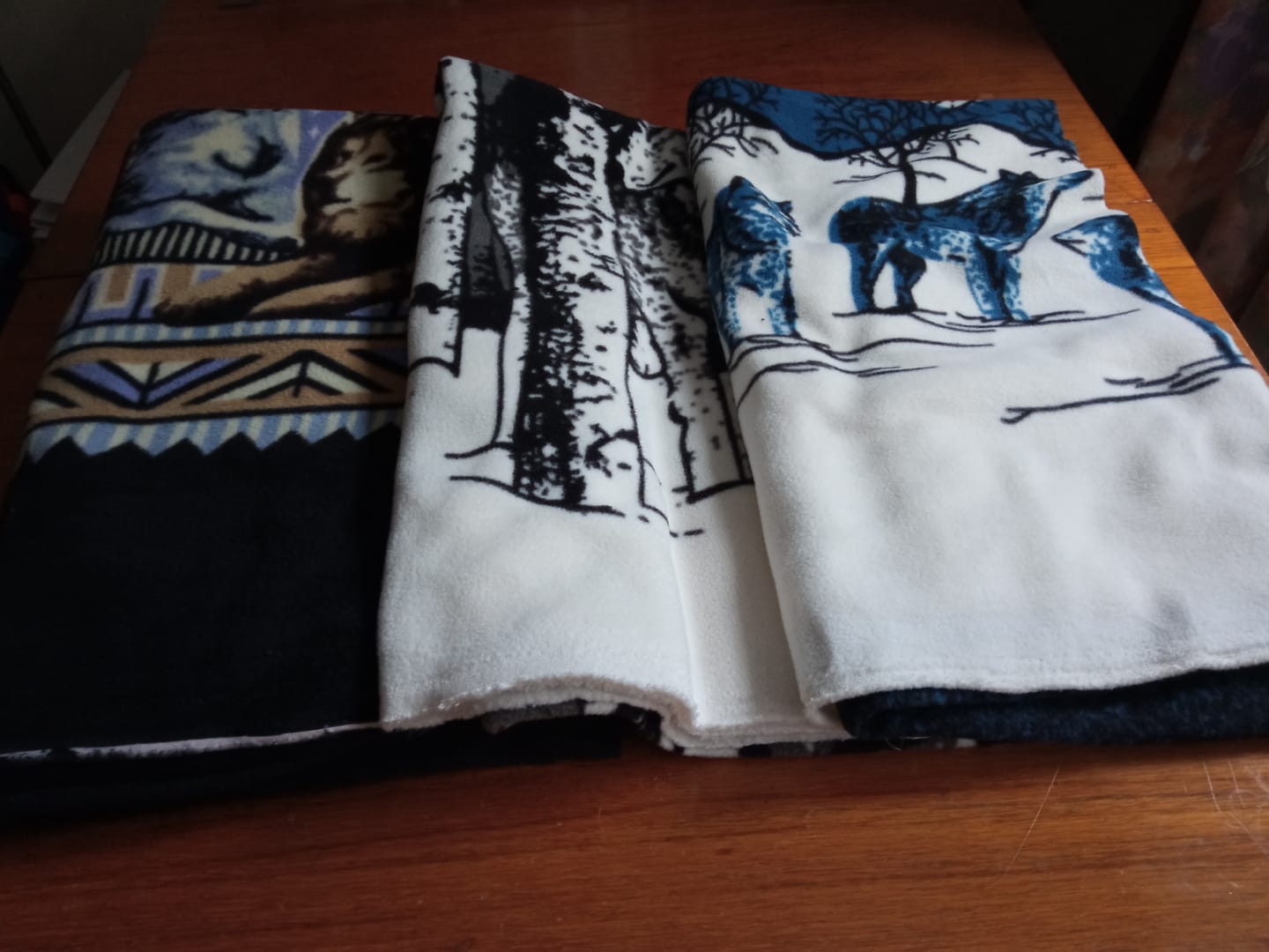Customer photo review of Printed Fleece/Sweatshirt Remnants