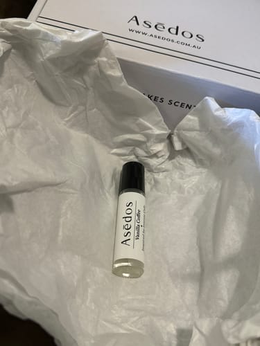 Customer photo review of VANILLA COFFEE PERFUME OIL