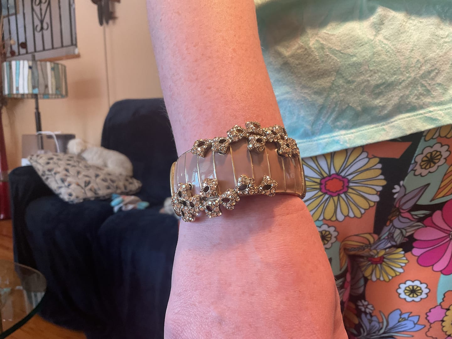 Customer photo review of HEIDI DAUS®"Beautiful Banding" Crystal & Enamel Bracelet