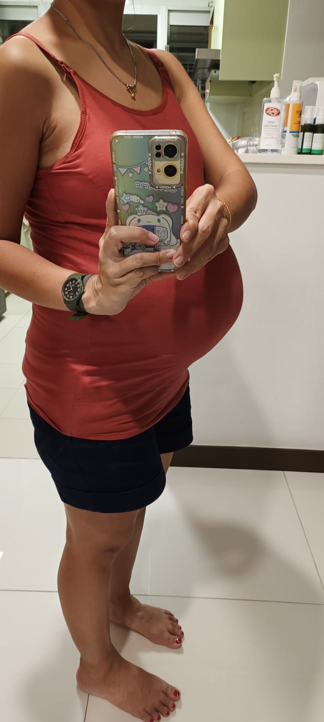 Customer photo review of Ellie Cruz Nursing Camisole