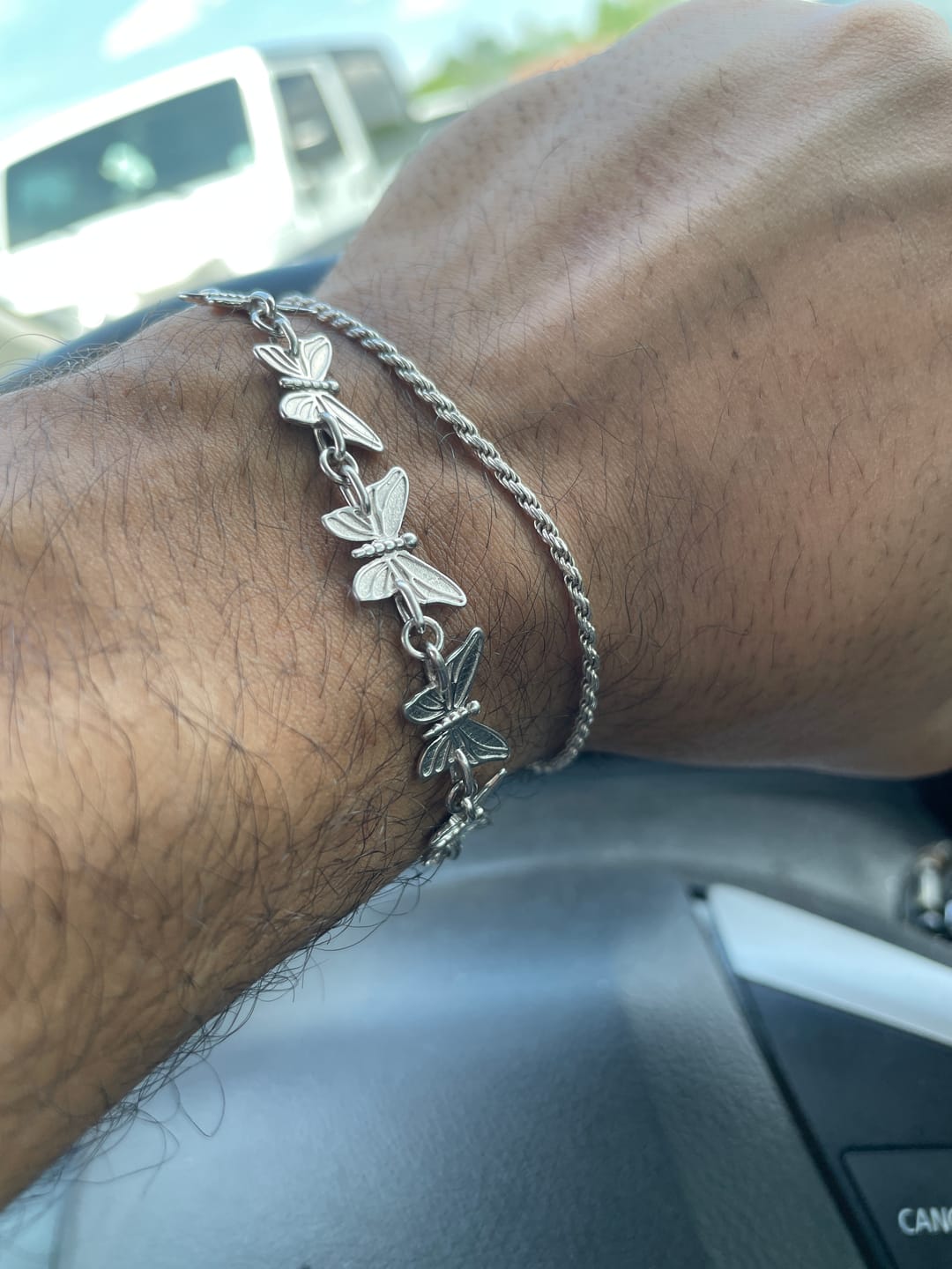 Customer photo review of BUTTERFLY BRACELET (ADJUSTABLE)