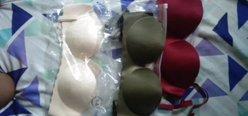 Customer photo review of Trending Now! Korea's #1 Comfortable Breathable Seamless Bra