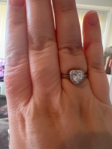 Customer photo review of Forever In My Heart Urn Ring