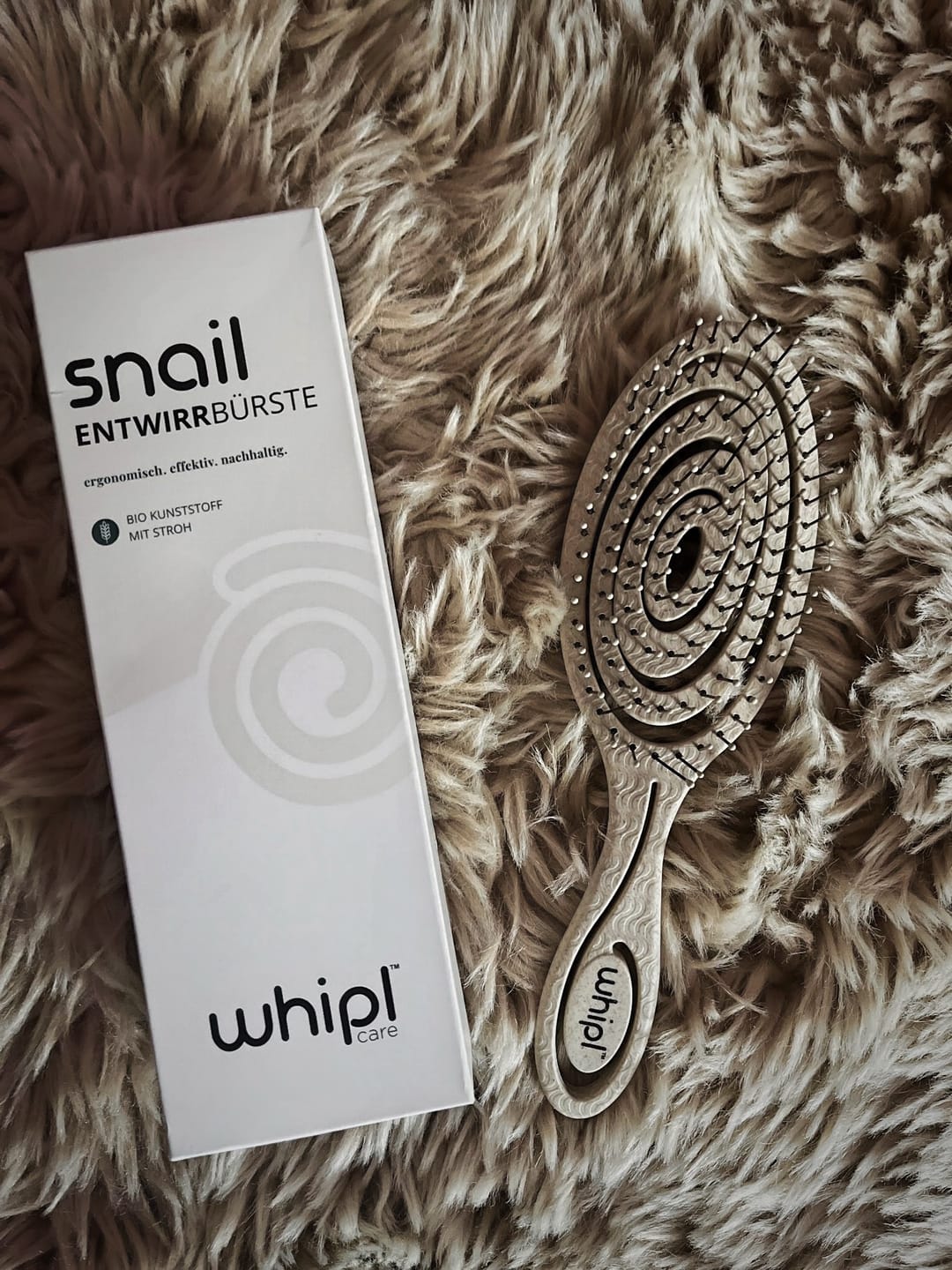 Customer photo review of Whipl™ Snail Bio Entwirrbürste mit Spiralfeder