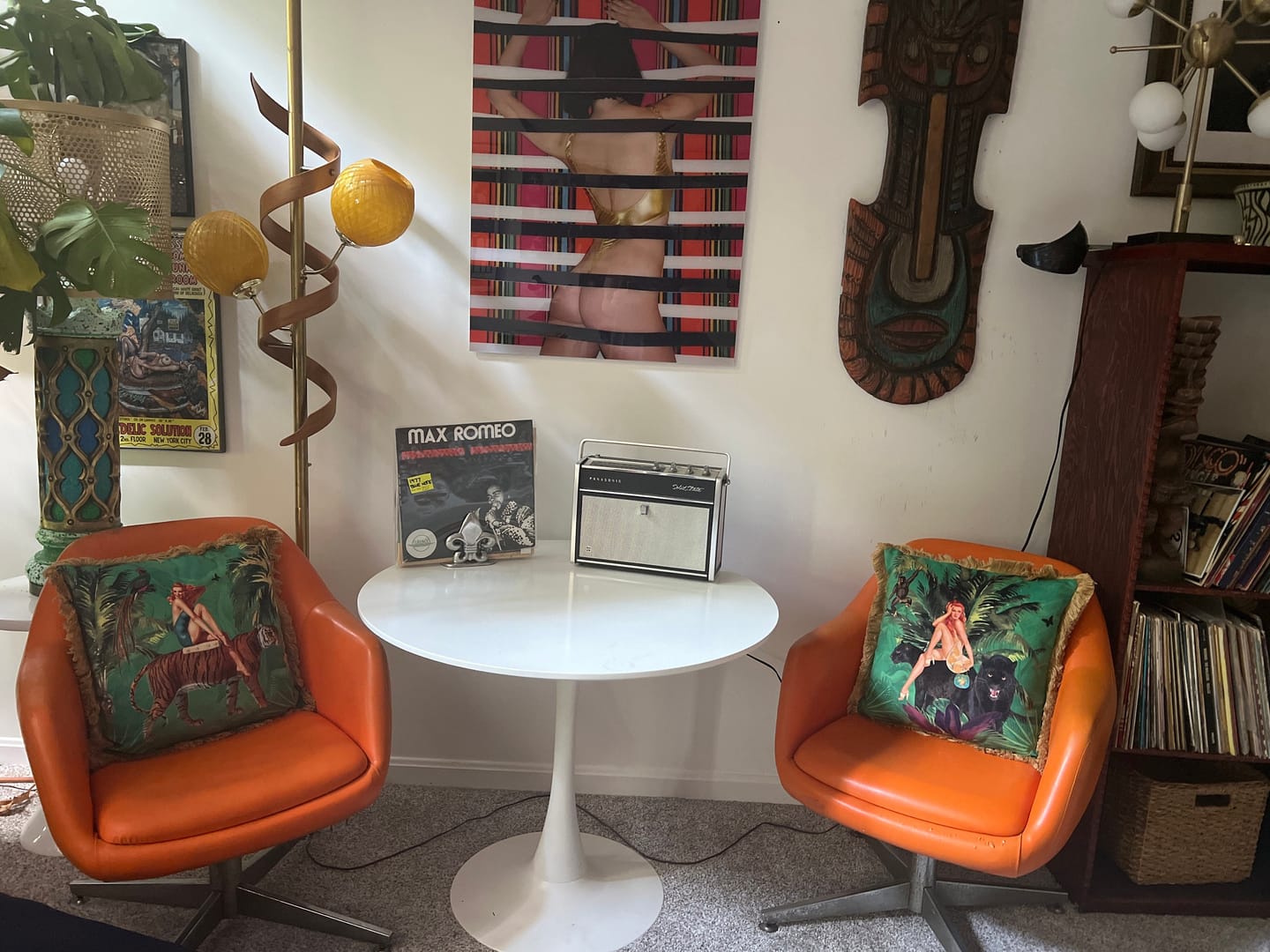 Customer photo review of Jungle Walk Cushion Green