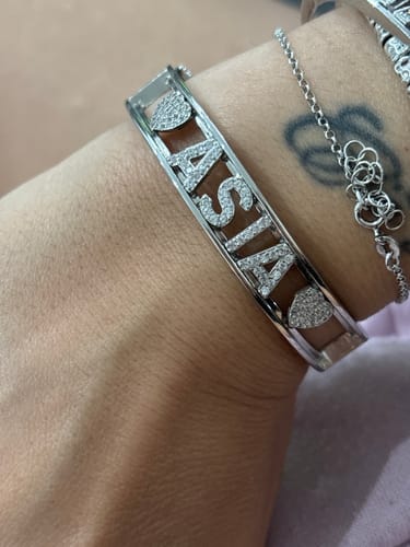 Customer photo review of Bracciale Nome Manetta
