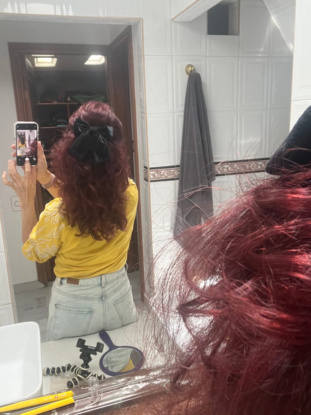 Customer photo review of MOÑO - MINI LARGE VELVET BOWS