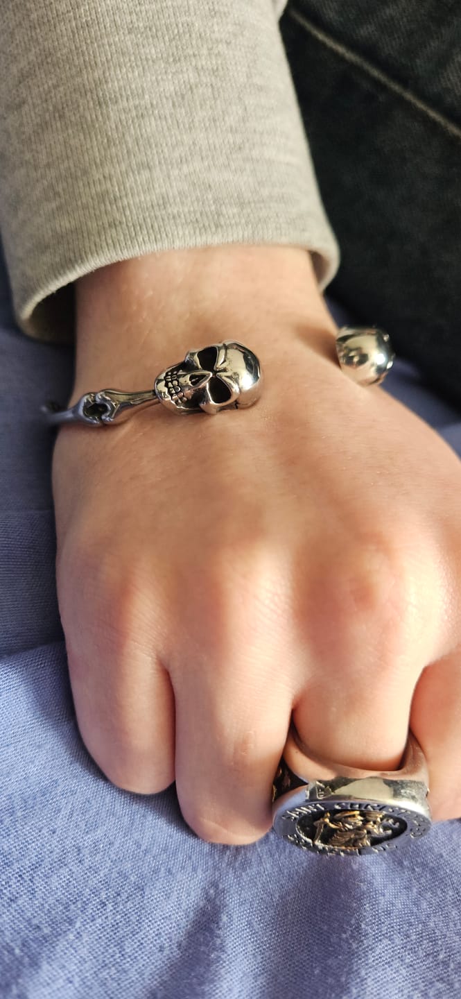 Customer photo review of SKULLED. - BRACELET