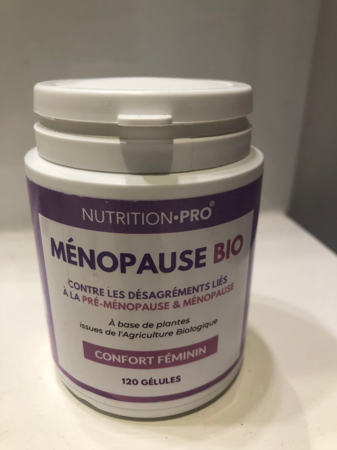Customer photo review of MÉNOPAUSE BIO - 120 GÉLULES