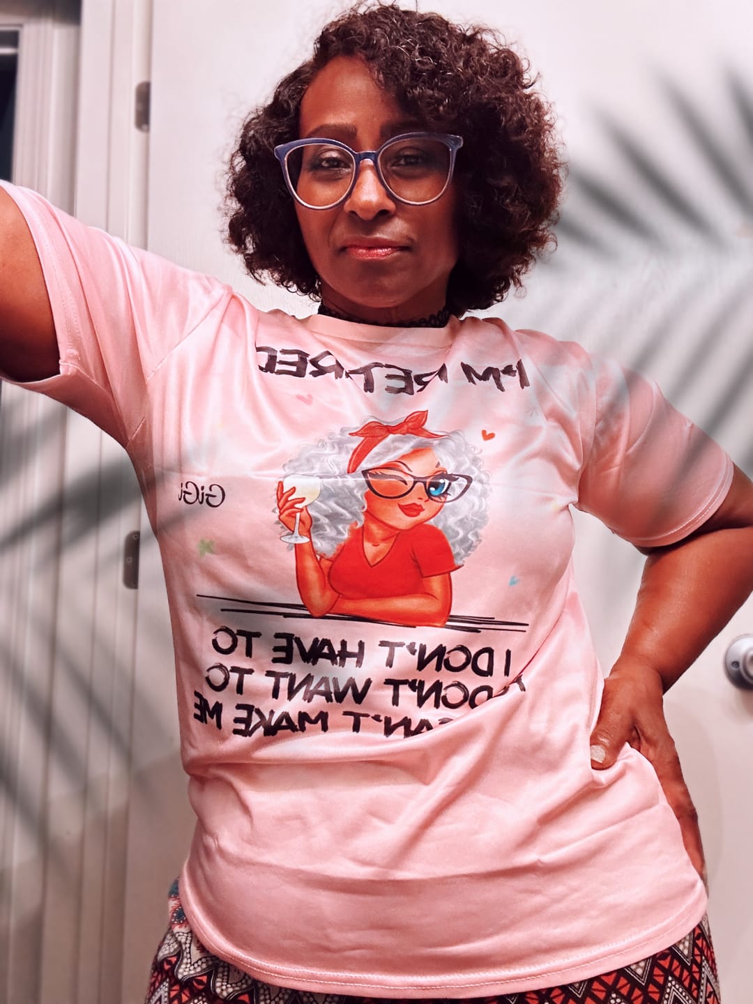 Customer photo review of I'm Retired You Can't Make Me Retirement Gift - Personalized T-Shirt