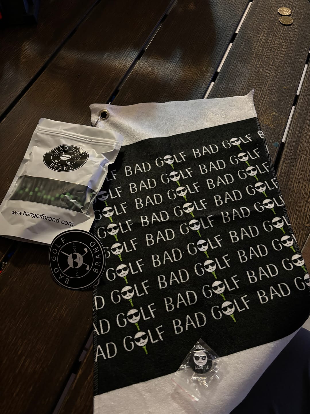 Customer photo review of Microfiber Golf Towl - 11X18