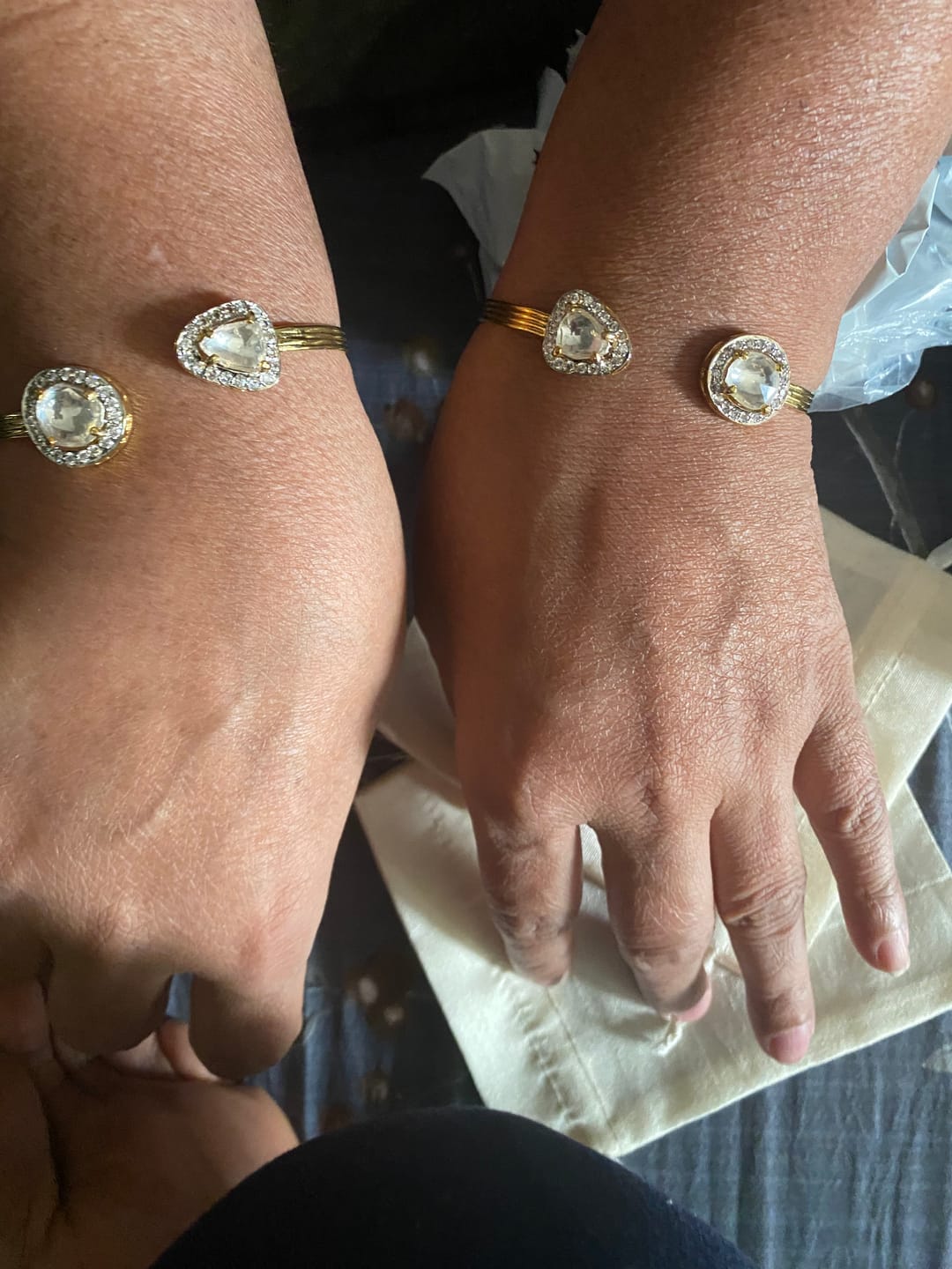 Customer photo review of Kundan Bracelet