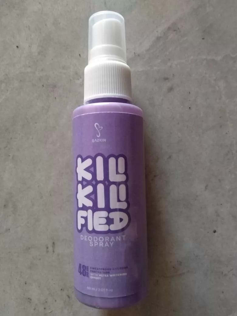 Customer photo review of KILI-KILI FIED Deodorant Spray By Sachzna