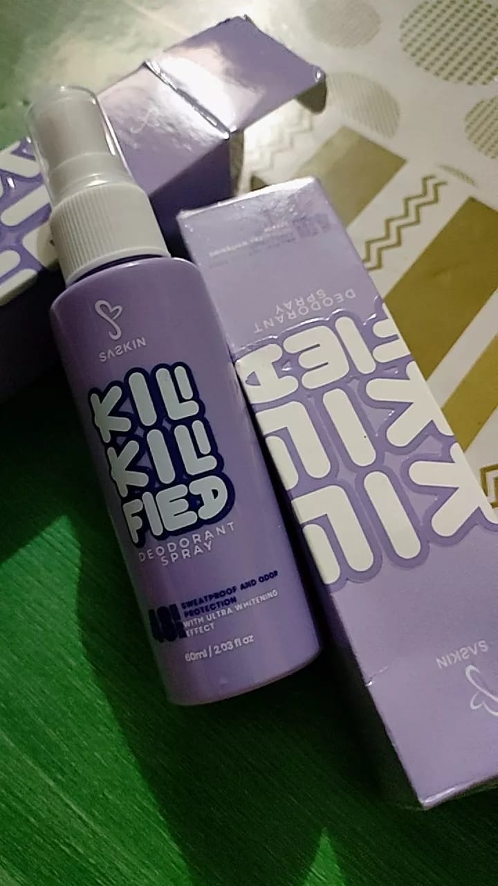 Customer photo review of KILI-KILI FIED Deodorant Spray By Sachzna