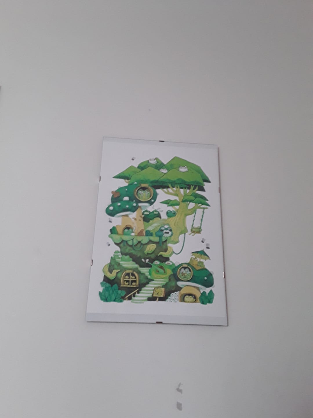 Customer photo review of Green Frogs • Stampa A3 Firmata