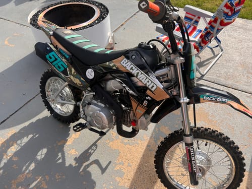Customer photo review of Custom Seat Cover: 19-'24 CRF110F/125F
