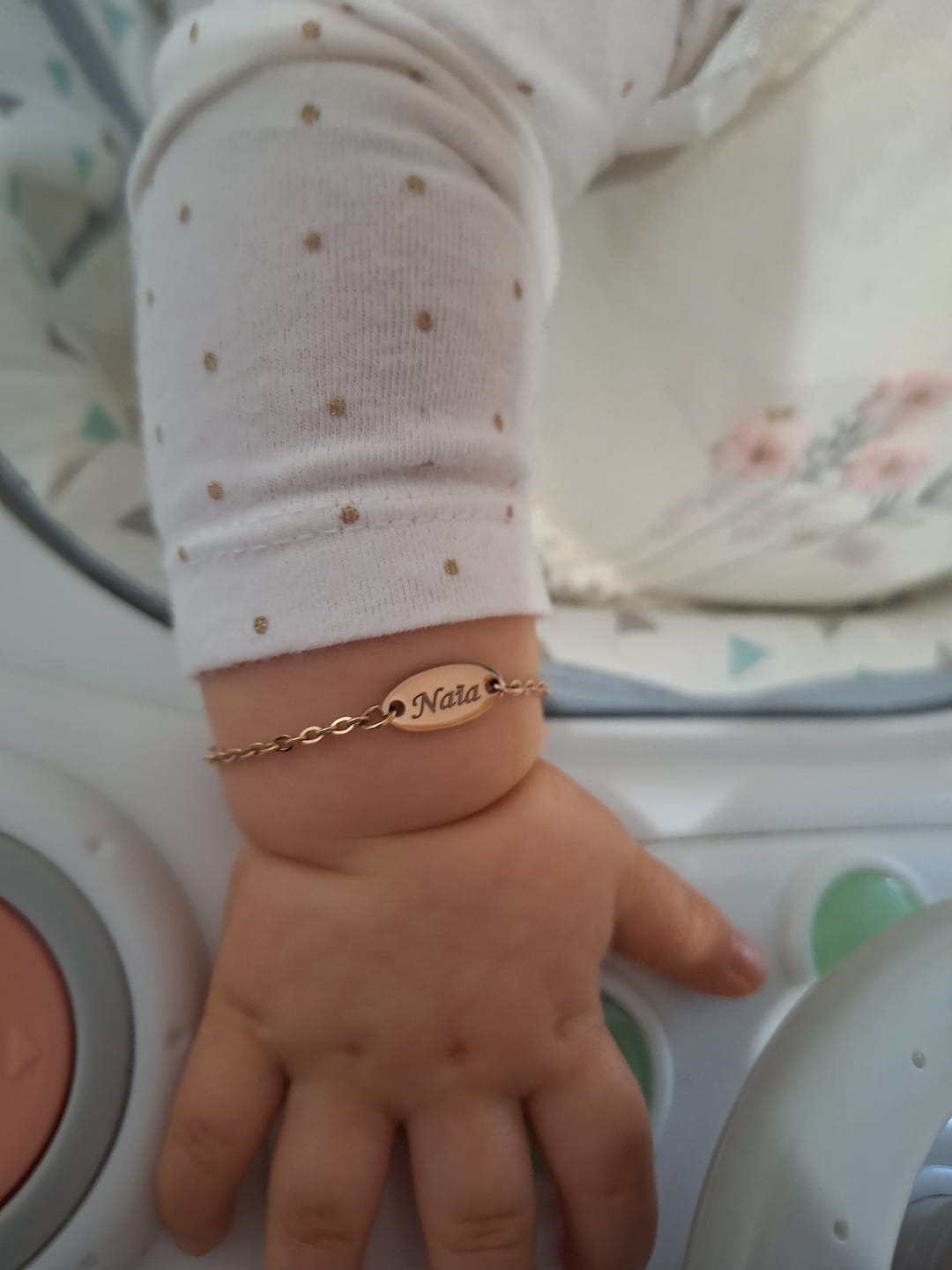 Customer photo review of Gourmette Enfant & Bébé Personnalisable