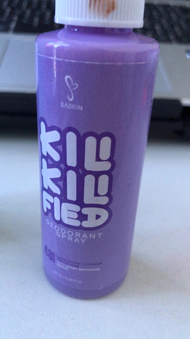 Customer photo review of KILI-KILI FIED Deodorant Spray By Sachzna
