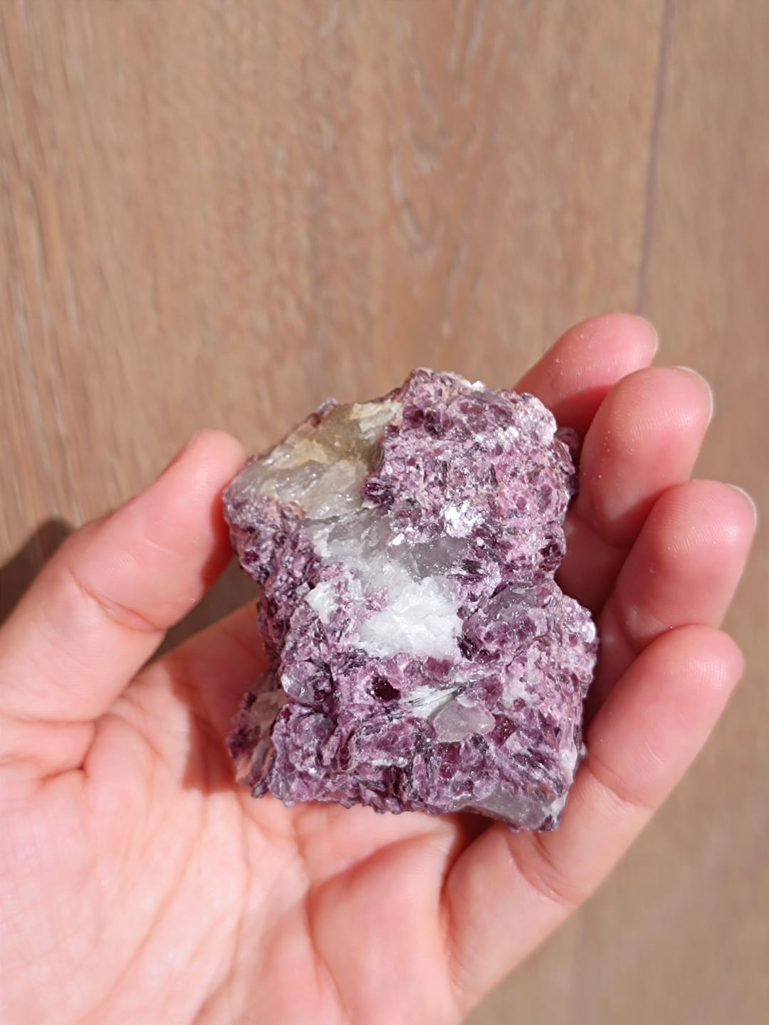 Customer photo review of Lepidolita (mica) Masivo | Limpieza - Superación