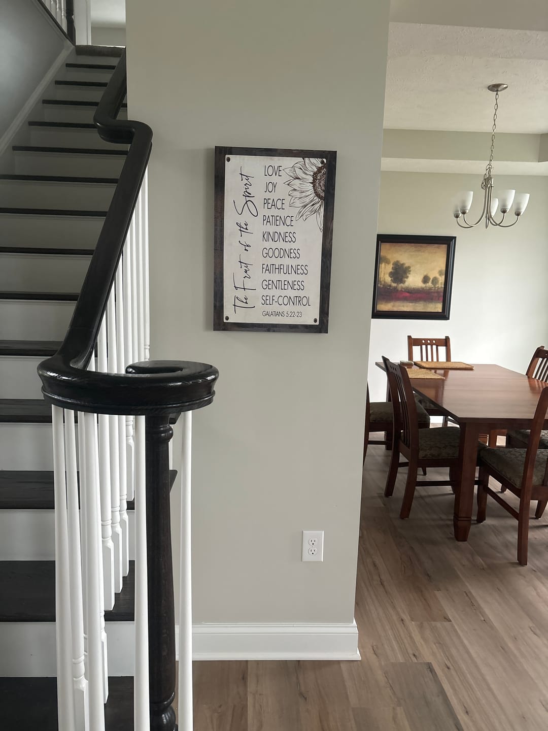 Customer photo review of Fruit Of The Spirit Galatians 5:22-23 Canvas Wall Art