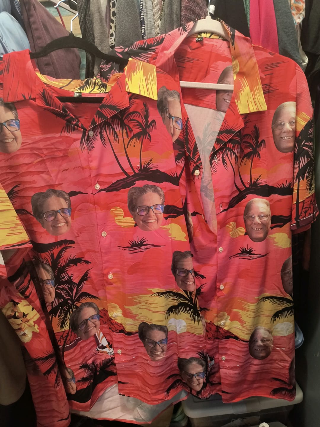 Customer photo review of Custom Classic Short Sleeve Hawaiian Shirt For Men