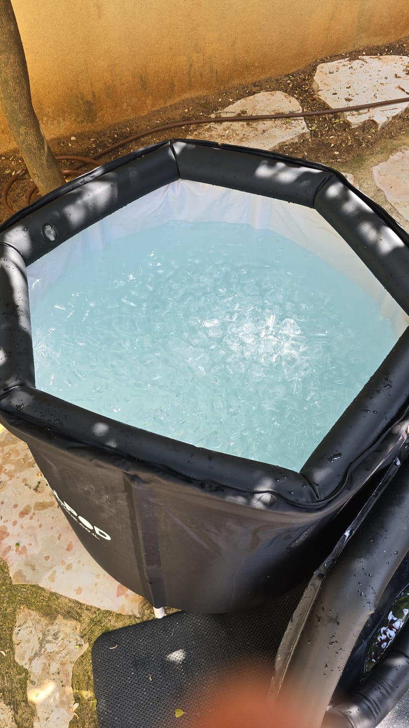 Customer photo review of CHILLPOD - אמבטיית קרח מבודדת קור