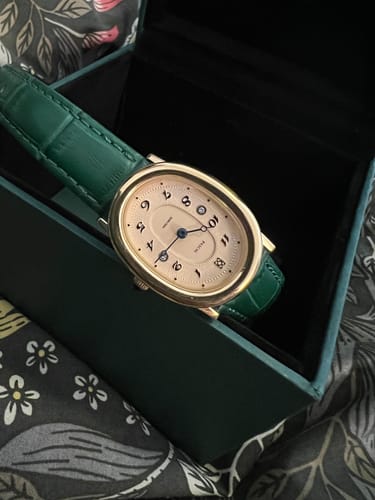 Customer photo review of Oval Bubble Diamond Watch
