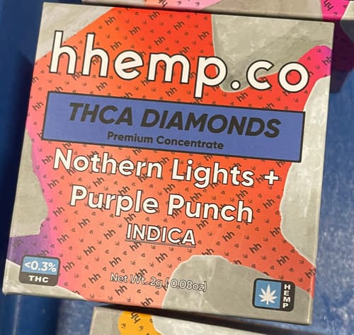 Customer photo review of hhemp.co THCA Diamonds 2g