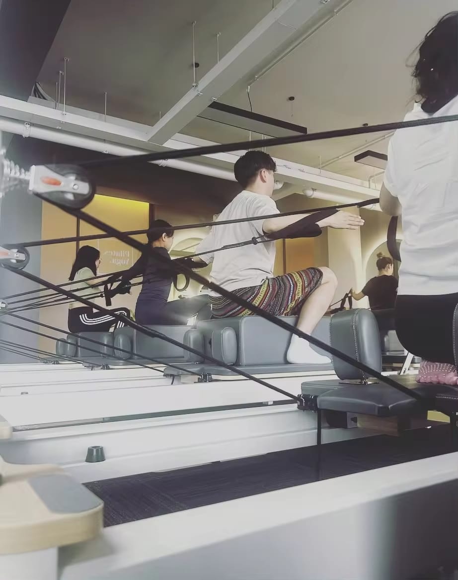 Customer photo review of Pilates Reformer Tower Aluminium -  Master Plus