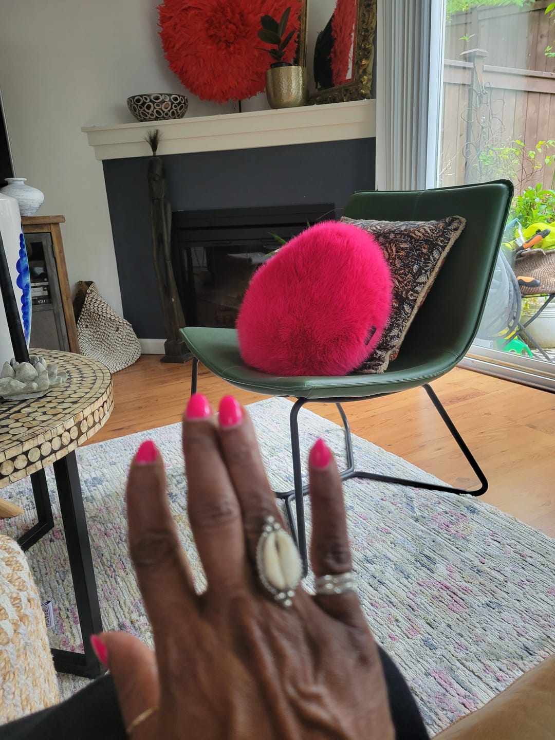 Customer photo review of Cowrie Shell Boho Ring Sterling Silver