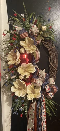 Customer photo review of 1.5"X10Yd Red/White/Blue Assortment 12 Assorted RW8078