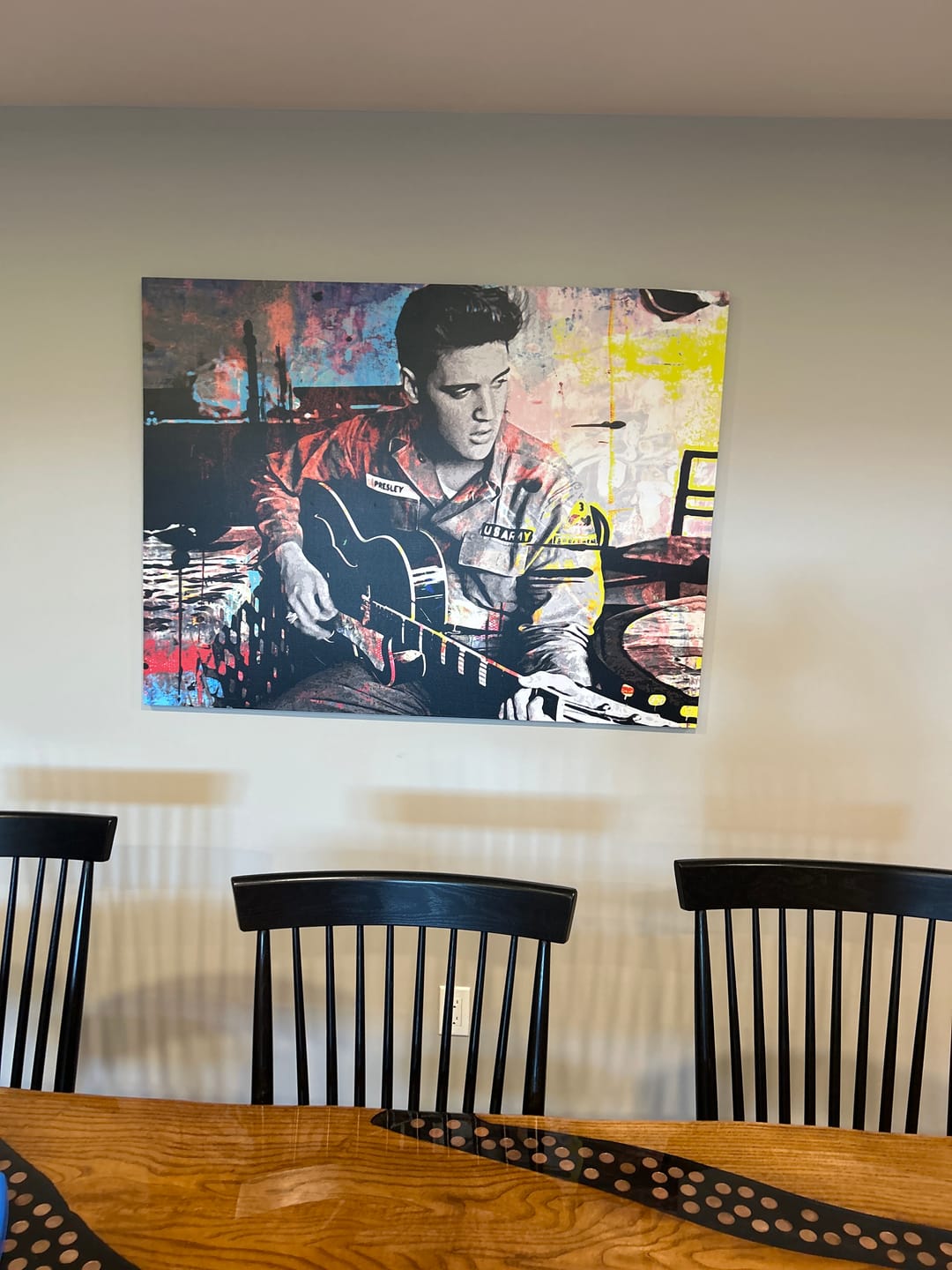 Customer photo review of Elvis Presley Wall Art