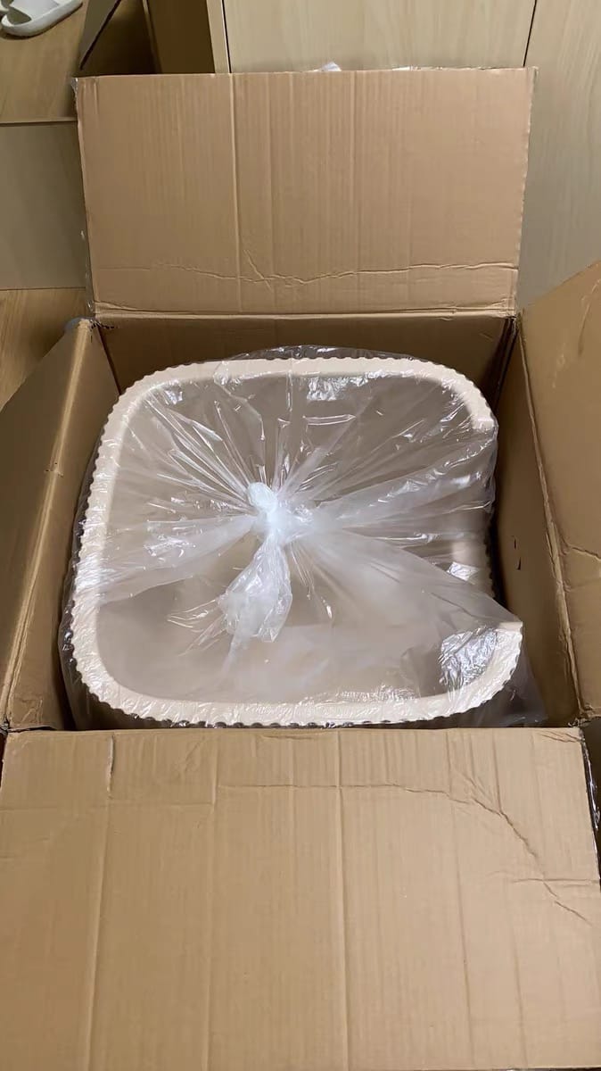 Customer photo review of Michu XXL Coral, BoBa & Sage Deluxe Cat Litter Box - Spacious Design