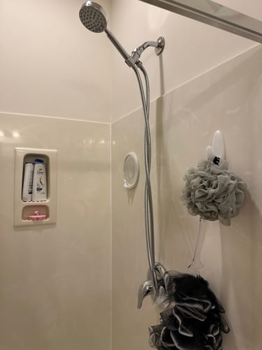 Customer photo review of 1-Spray Handheld Shower Head Set