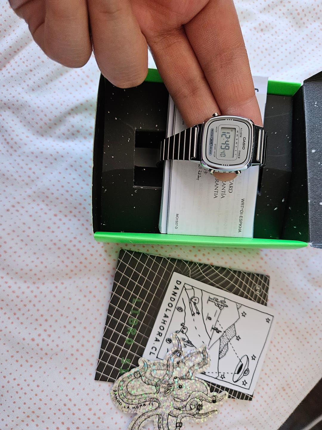 Customer photo review of Reloj Casio Vintage LA670WA-7DF Plateado