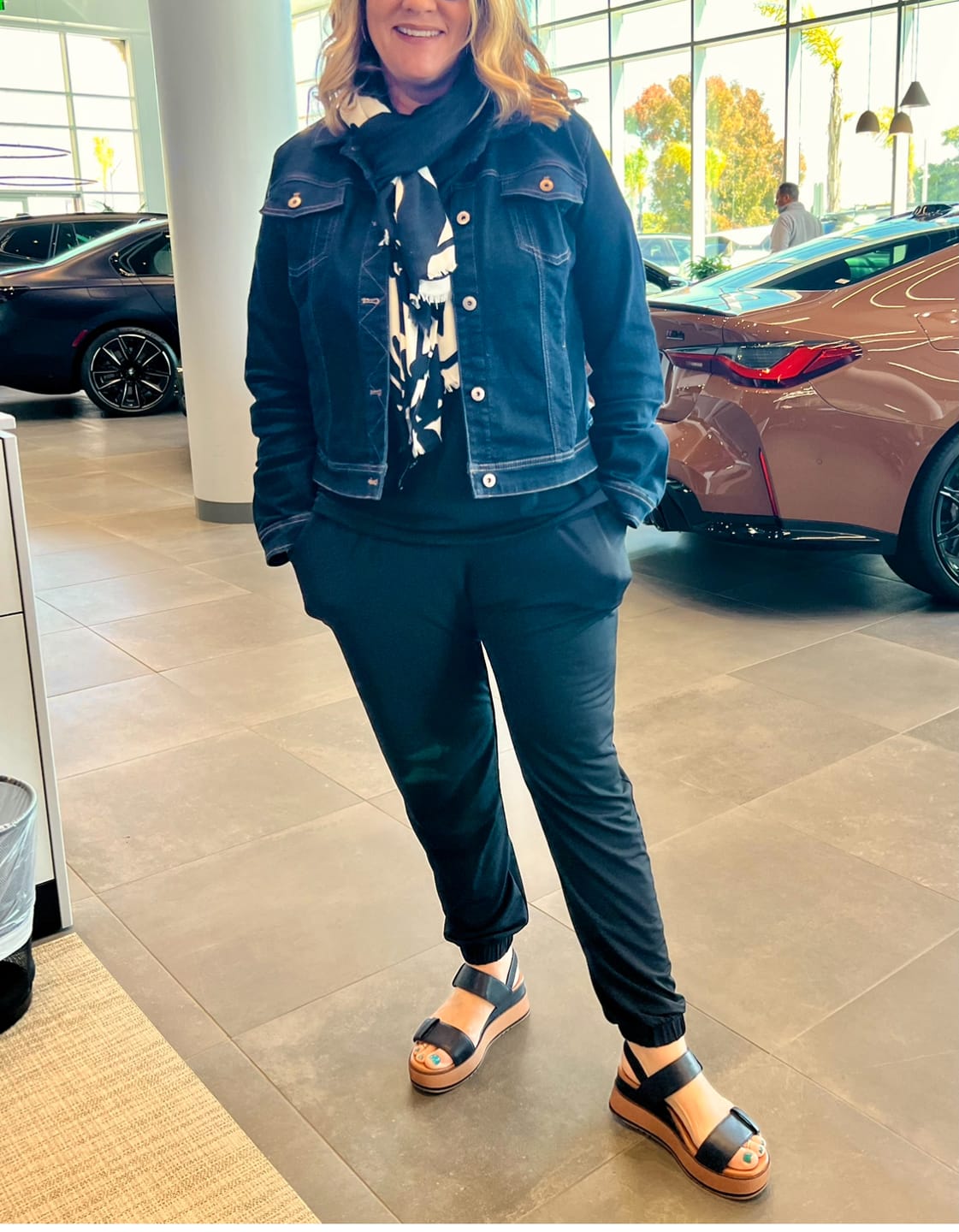 Customer photo review of Brigitte Brianna Street Joggers