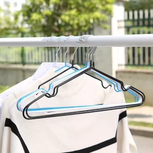 Customer photo review of Trending Item! Premium Colorful Stainless Steel Korean Style Non Slip Wire Hangers