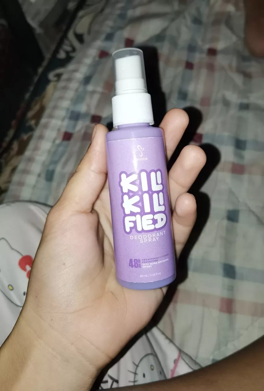 Customer photo review of KILI-KILI FIED Deodorant Spray By Sachzna