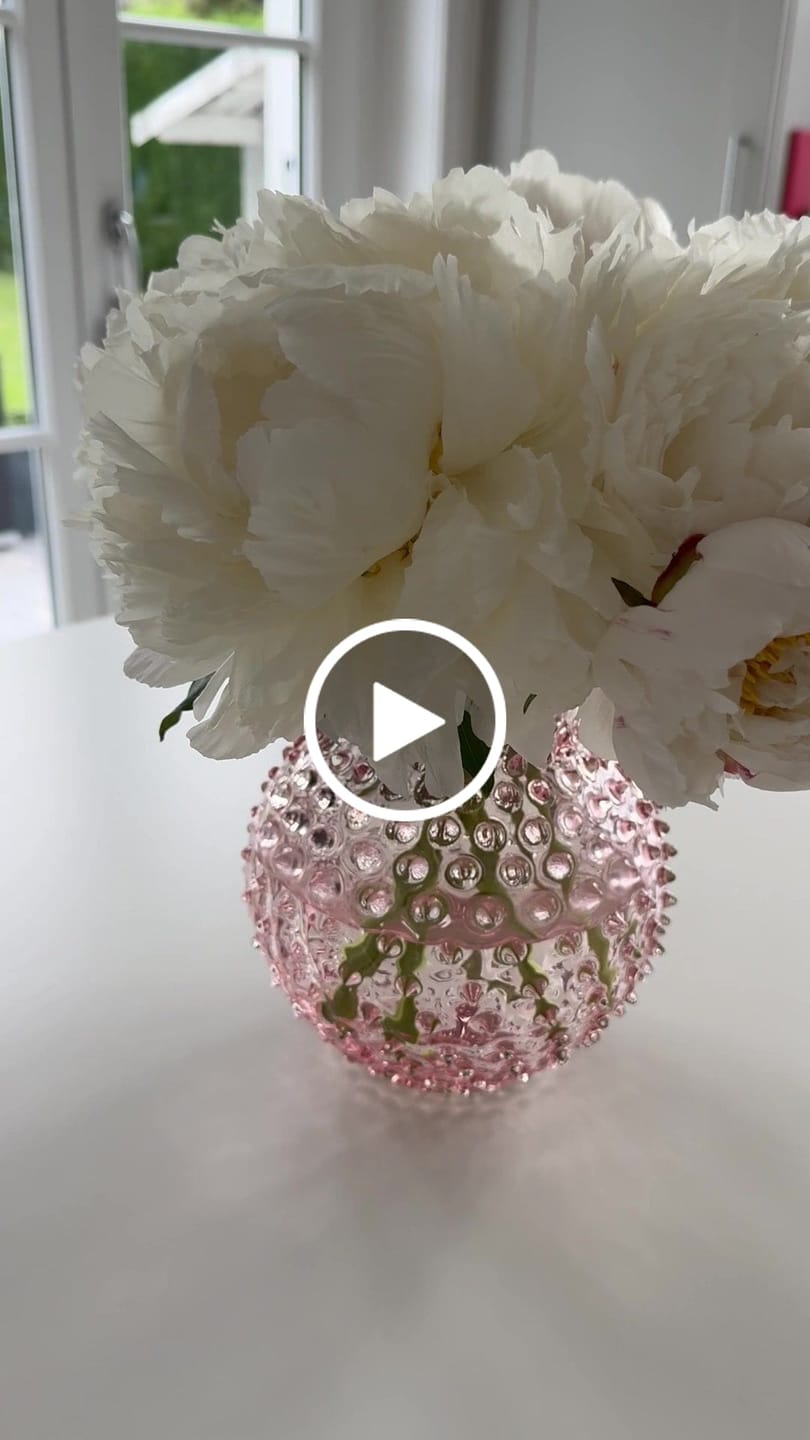 Customer video review of Rosaline Hobnail Vase