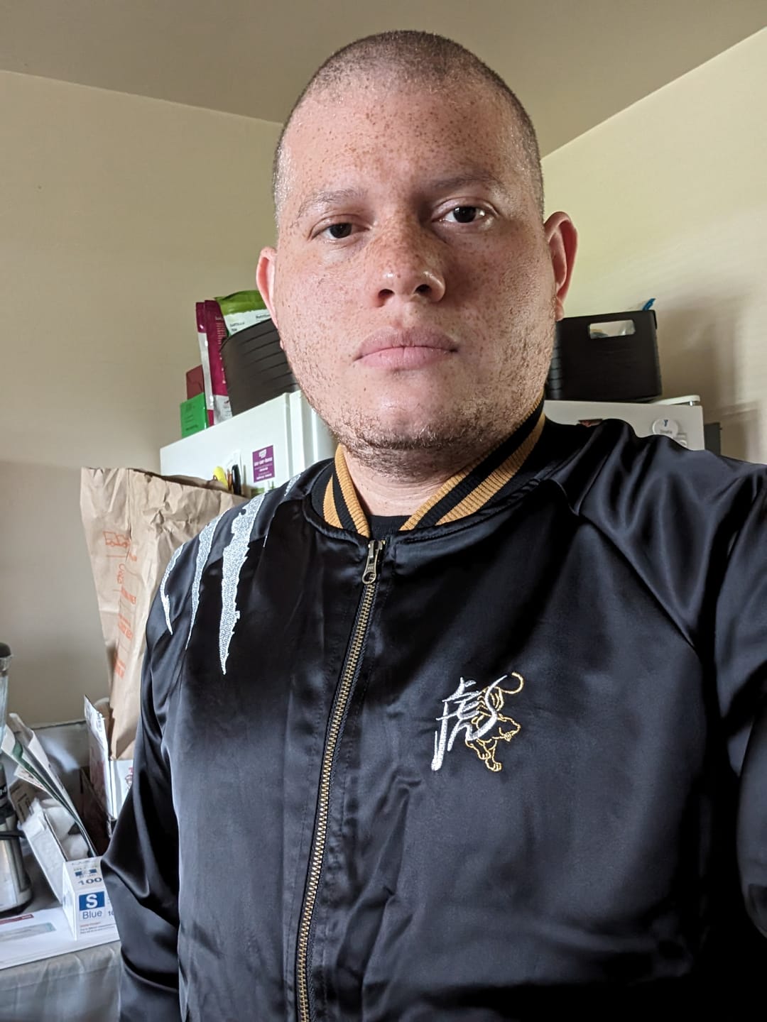 Customer photo review of Roaring Tiger Sukajan Souvenir Jacket
