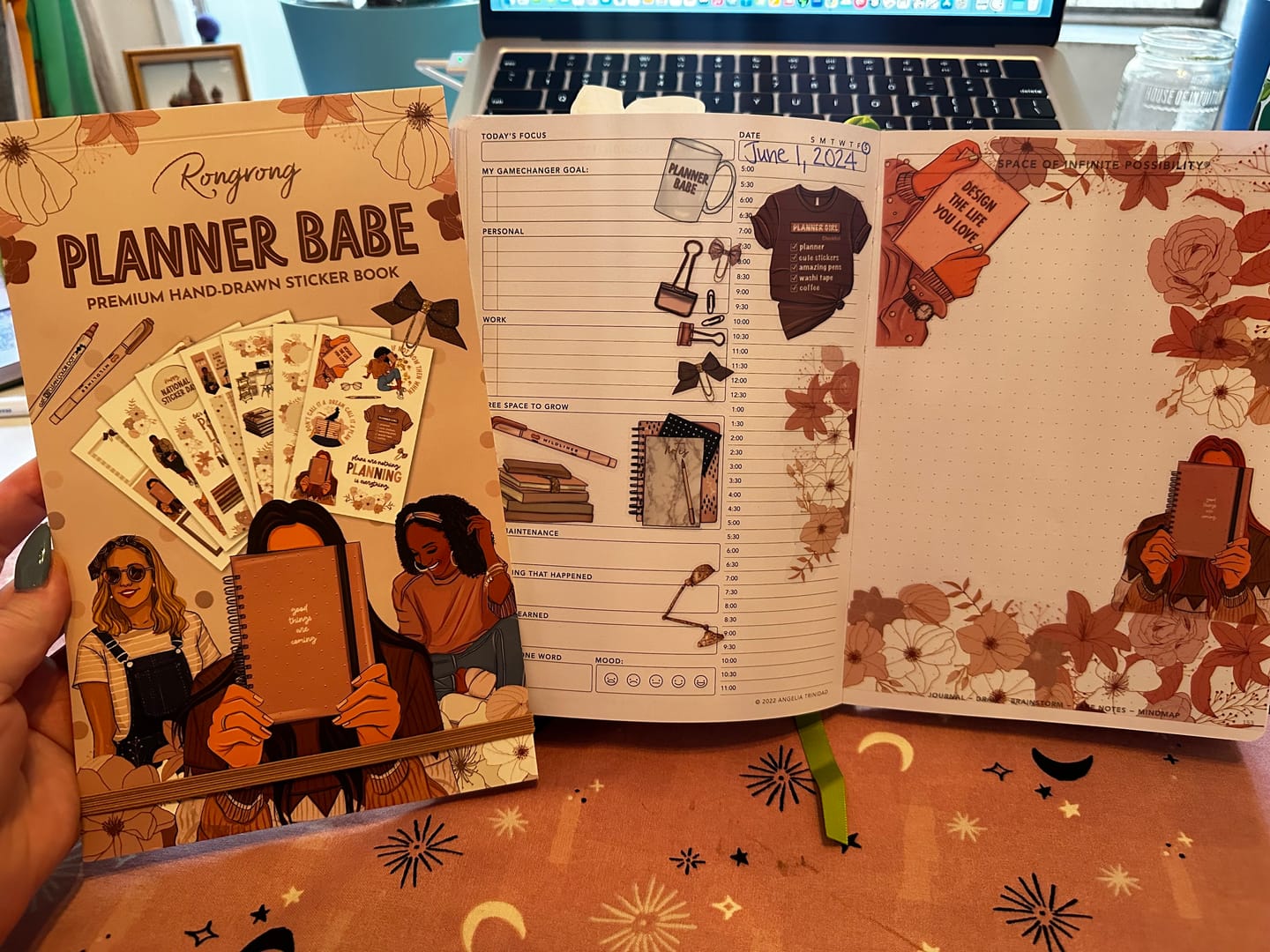 Customer photo review of Planner Babe Sticker Book