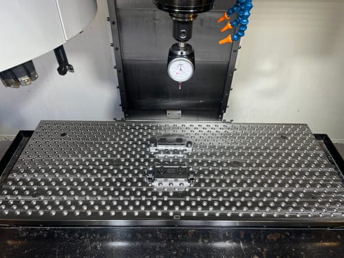 Customer photo review of Haas VF-2 Fixture Tooling Plate